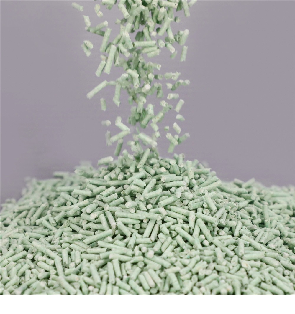 Kein Tracking 3,0 mm grüner Tee -Tofu -Katzenstreu 